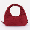 Burgundy Suede Fringe Purse