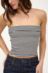 Mary-Kate Striped Tube Top