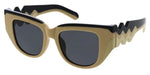 Color Block Wave Sunglasses