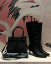 Black Pointed Toe Boots