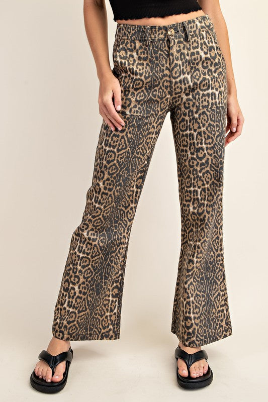 Charlie Leopard Trousers