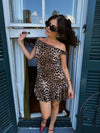 Leopard Print Mini Dress