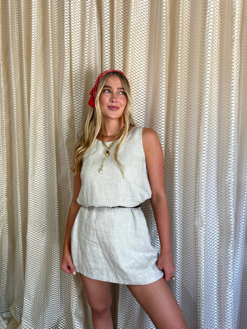 Lizzy Linen Shift Dress
