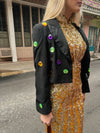 Mardi Gras Jeweled Blazer