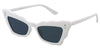 Scalloped Cat Eye Sunglasses