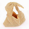 Gold Rhinestone Bow Top Purse