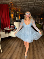 Baby Blue Tulle Dress