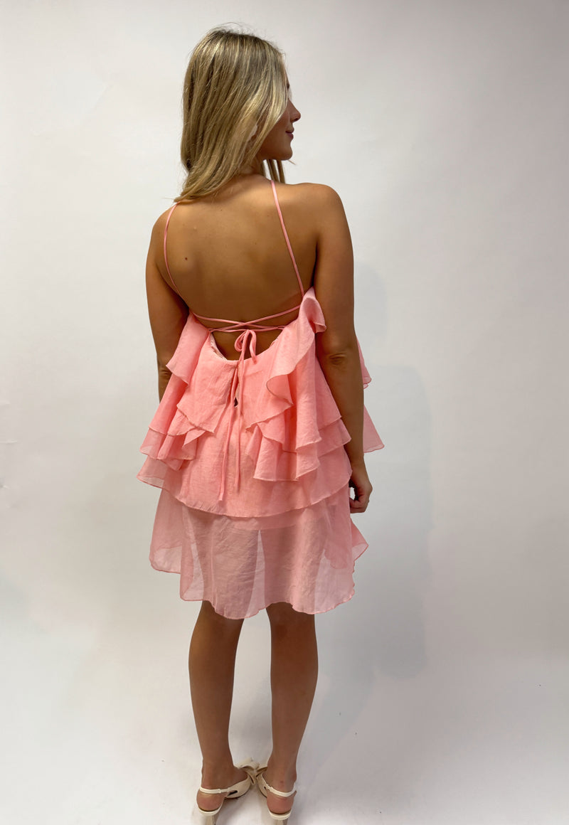 Rosetta Pink Ruffle Dress