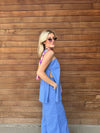Emma Blue Cotton Tunic Set