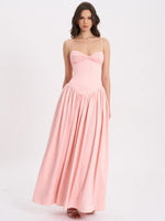 Baby Pink Drop Waist Gown