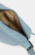 Denim Heart Moto Bag