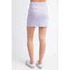 Lavender Linen Mini Skirt