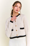 Coco Cream Cardigan Sweater