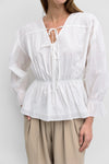 Emilie White Blouse