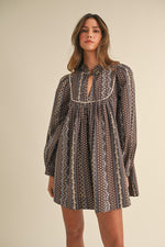 Twiggy Brown printed Dress