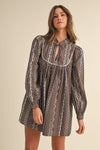 Twiggy Brown printed Dress