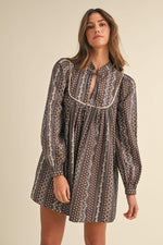 Twiggy Brown printed Dress