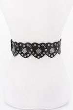 Heart Faux Leather Belt