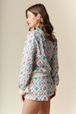 Vintage Floral Lounge Set