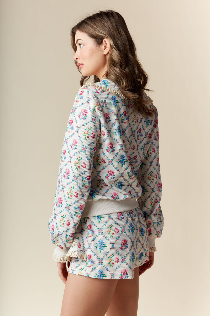 Vintage Floral Lounge Set