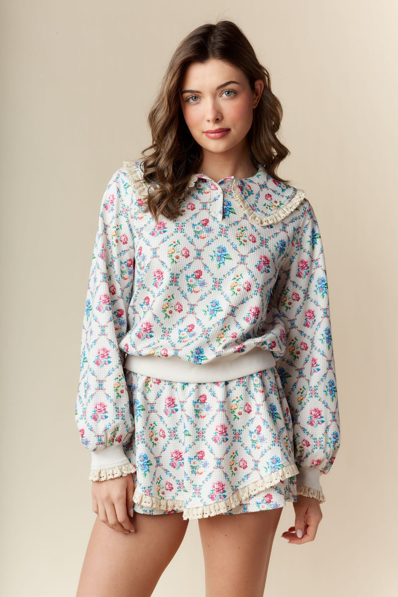 Vintage Floral Lounge Set