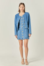 Mia Denim Blazer