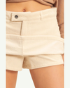Oat Corduroy Mini Skort