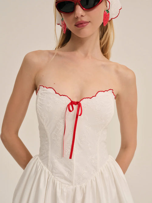 Strawberry Jam Midi Dress