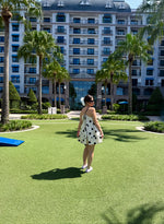 Polka Dot Trapeze Mini Dress