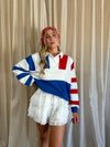 Sophie White Ruffle Shorts