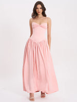 Baby Pink Drop Waist Gown