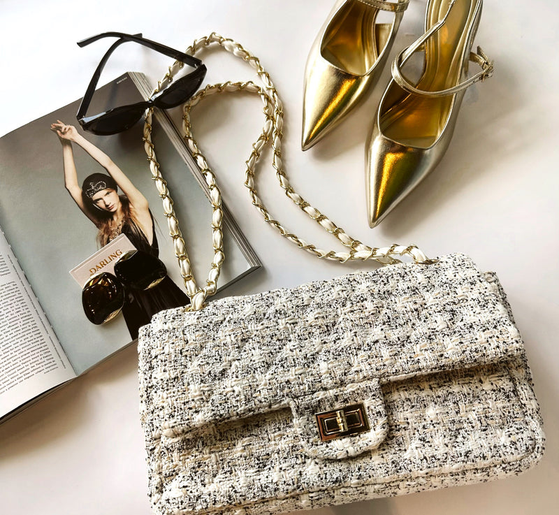 Mia Tweed Handbag