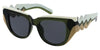 Color Block Wave Sunglasses