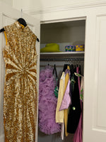 *Vintage* Golden Full Sequin Dress