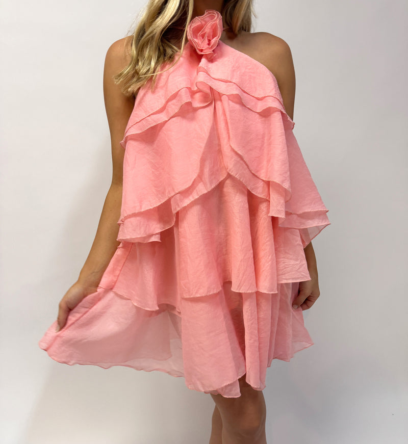 Rosetta Pink Ruffle Dress