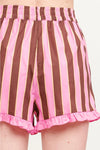 Darling Striped Short Set
