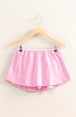 Bubblegum Pink Mini Skort