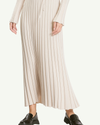 Taupe Ribbed Knit Maxi Dress