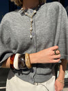 Earl Grey Knit Capelet Sweater