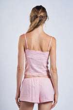 Jane Pink Set Mini Shorts