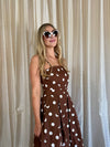 Annie Brown Polka Dot Midi Dress
