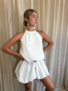 Blakely White Bubble Mini Dress