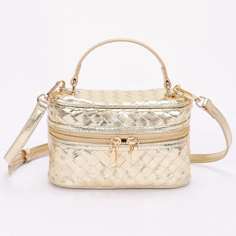 Mini Gold Top Handle Purse