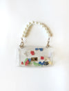 Pearl Handle Clear Bag