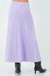 Lavender Sweater Midi Skirt