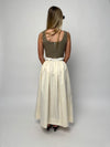 Derby Day Ivory Maxi Skirt