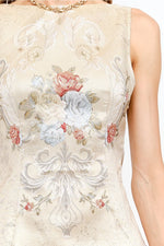 Vintage Floral Mini Dress