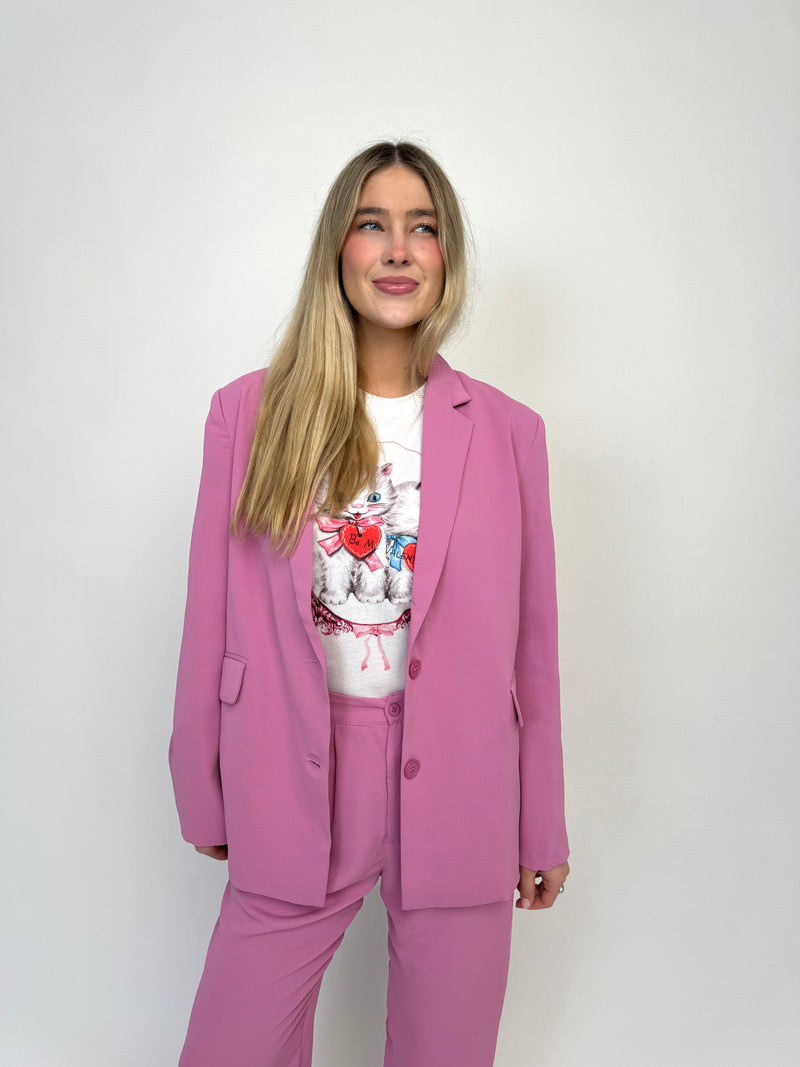 Elise Pink Blazer