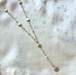 Pearl Drop Down Necklace