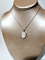 Cherub Pearlized Charm Necklace